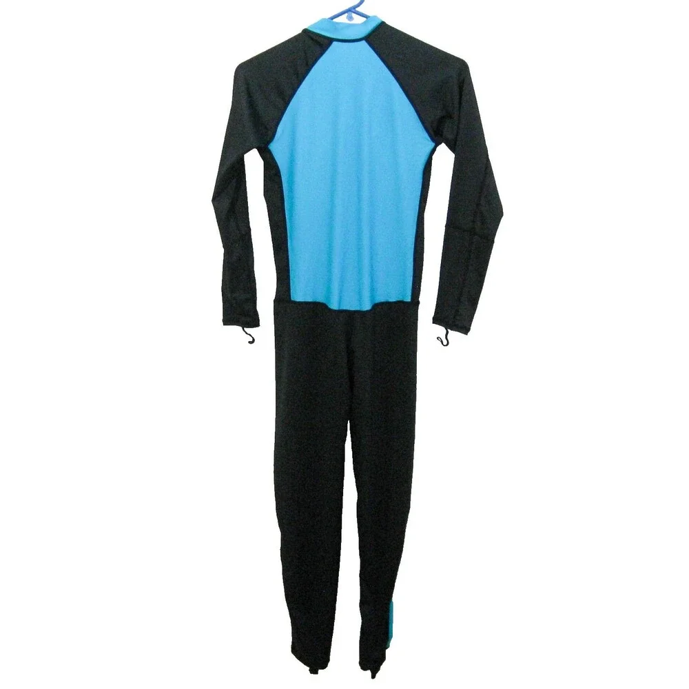 Copozz Wetsuit Mens Size Medium Blue Black Bodysuit Surfing Triathlon Rash Guard